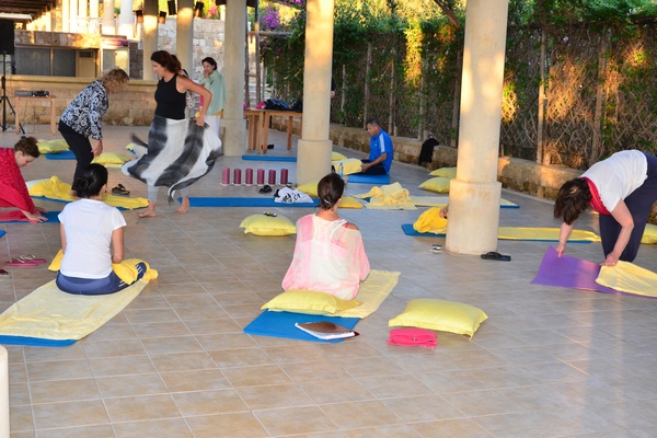 Yoga Class at Edde Sands